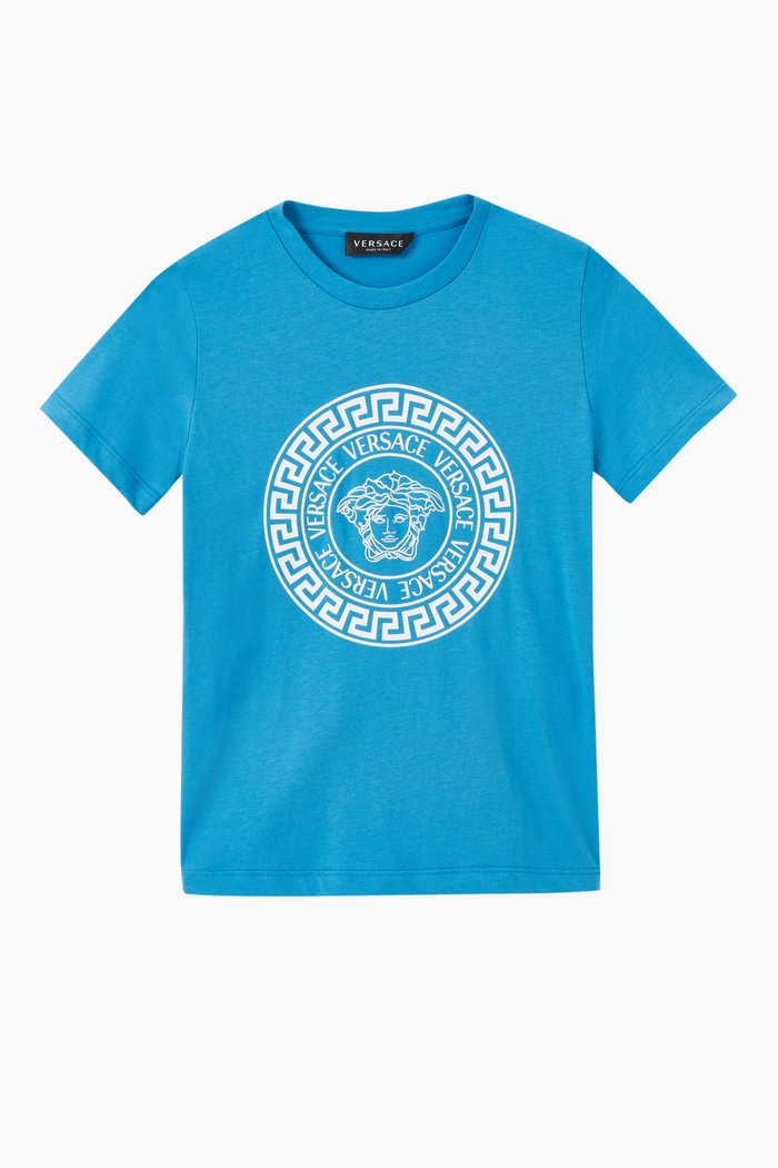 

Medusa Print T-shirt in Jersey, Blue