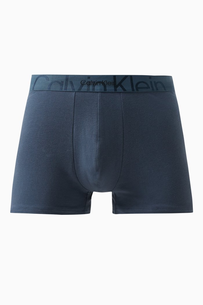 

Embossed Icon Logo Trunk in Cotton, Blue