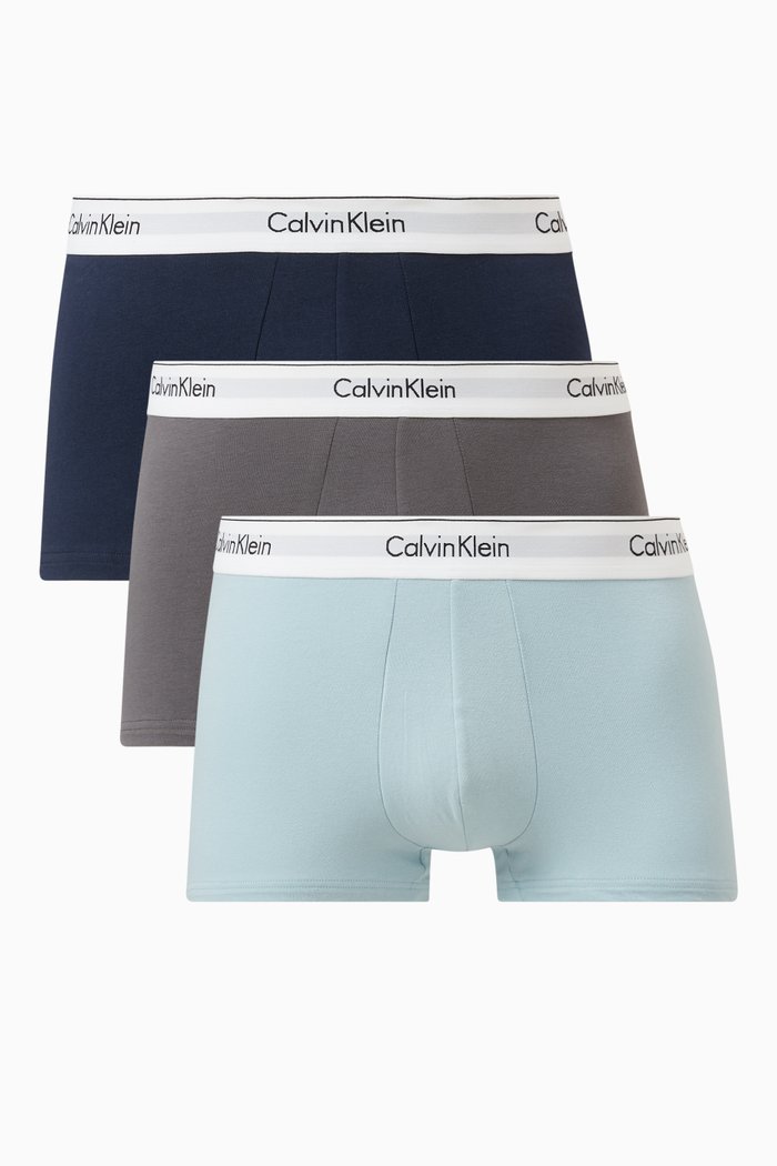 

Boxers in Cotton, Set of Three, Multicolour