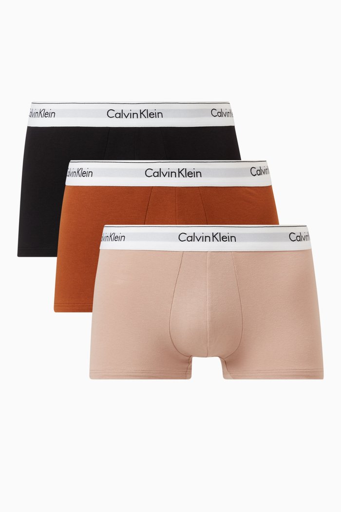 

Logo Trunks in Cotton-jersey, Set of 3, Multicolour