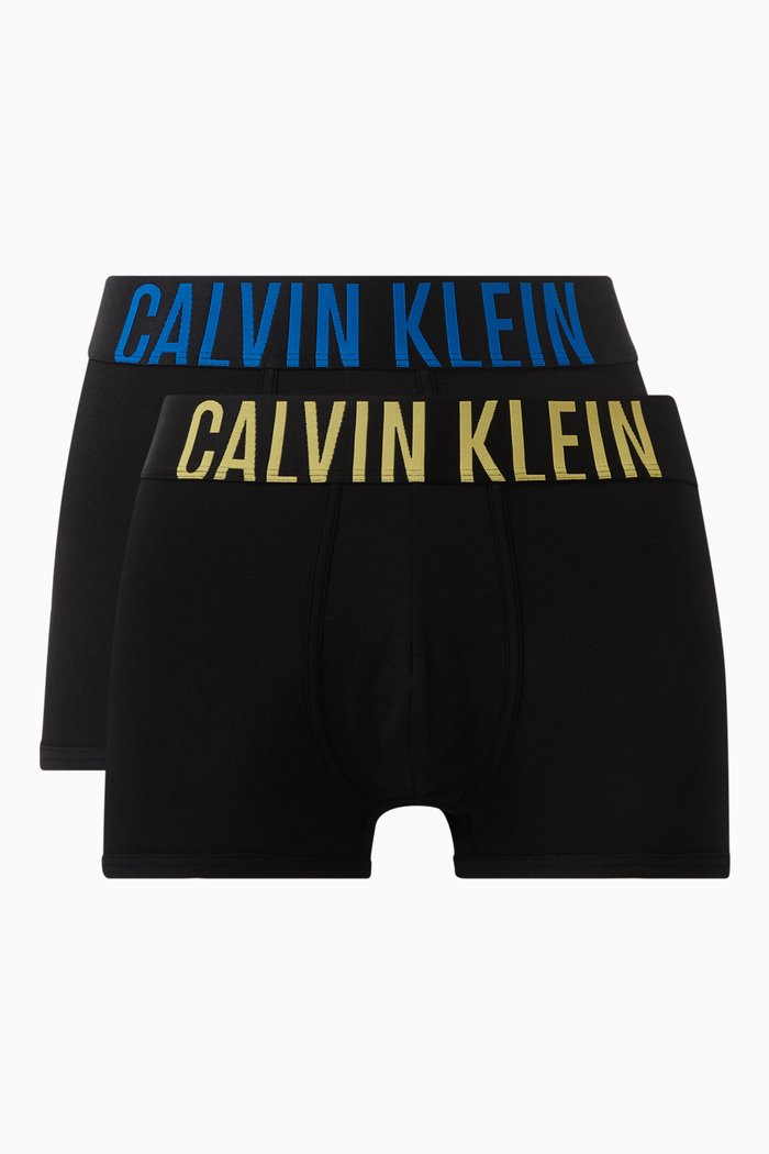 

Logo Trunks in Cotton, Set of 2, Black