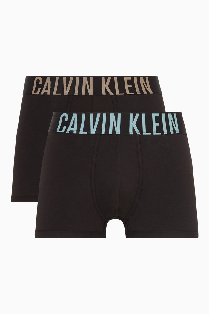 

Logo Trunks in Cotton, Set of 2, Black