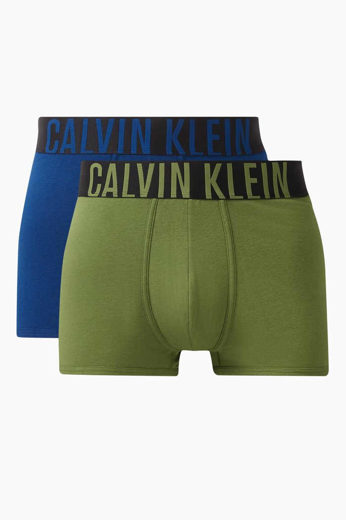 

Logo Trunks in Cotton, Set of 2, Multicolour