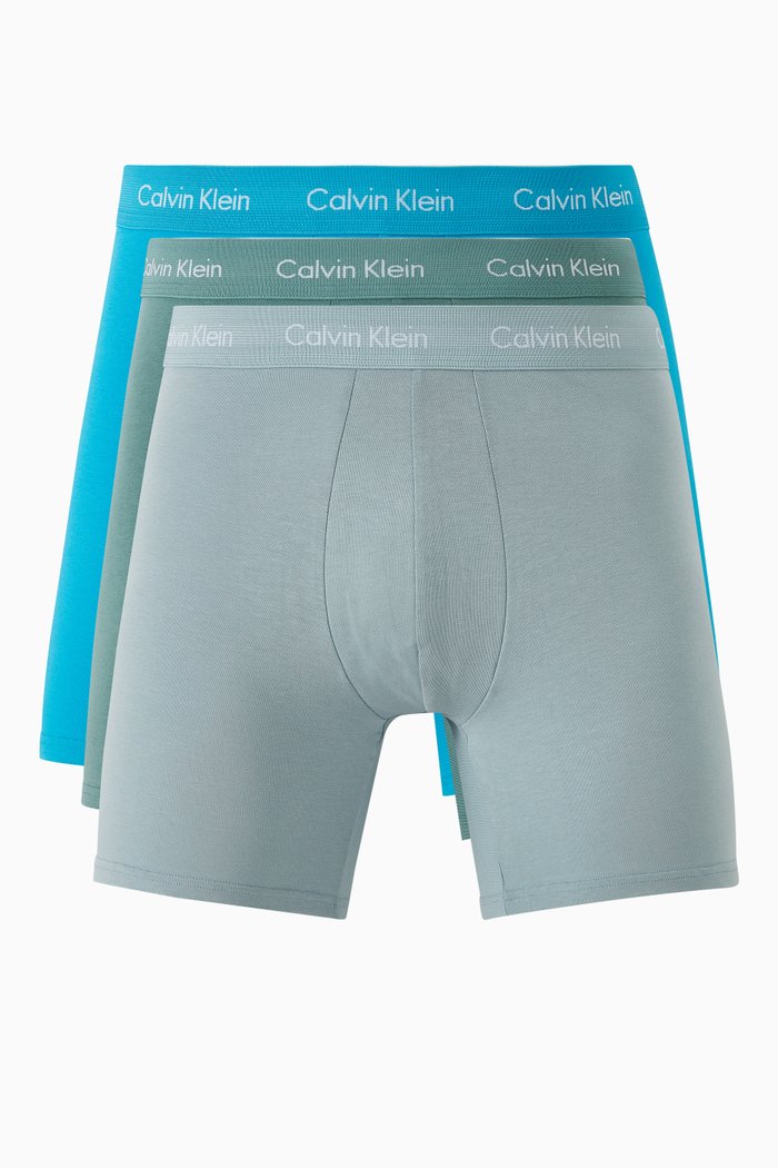 

Boxer Briefs in Cotton Stretch, Set of 3, Multicolour