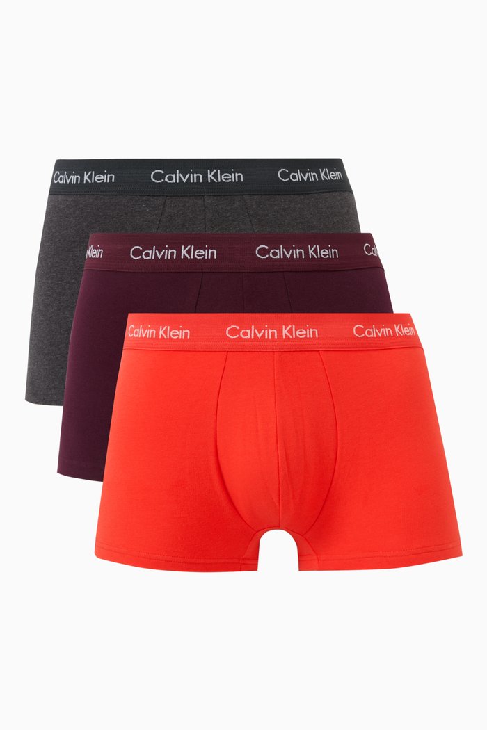 Trunks in Cotton, Set of 3, Multicolour