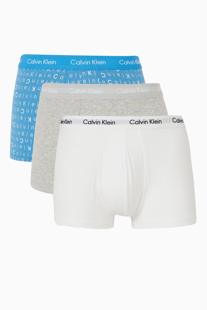 

Trunks in Cotton, Set of 3, Multicolour