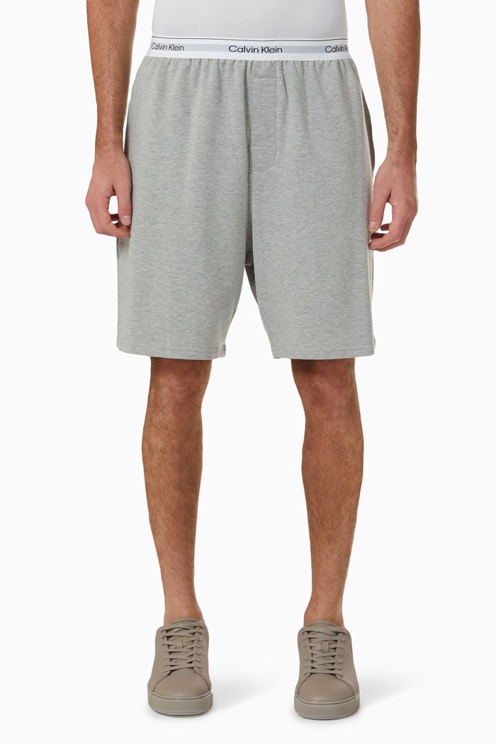 

Lounge Shorts in Cotton, Grey
