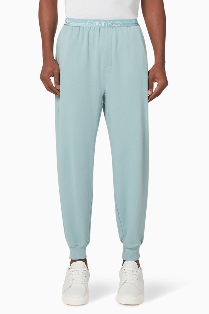 

Modern Structure Lounge Joggers in Cotton, Green