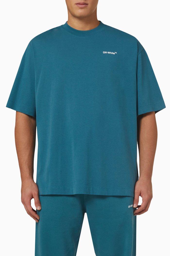 

Chain Arrow Skate T-shirt in Organic Cotton, Green