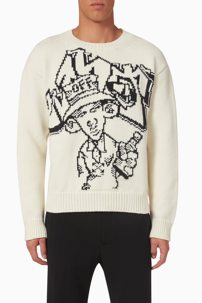 

Graphic-print Freest Sweater in Knit, Neutral