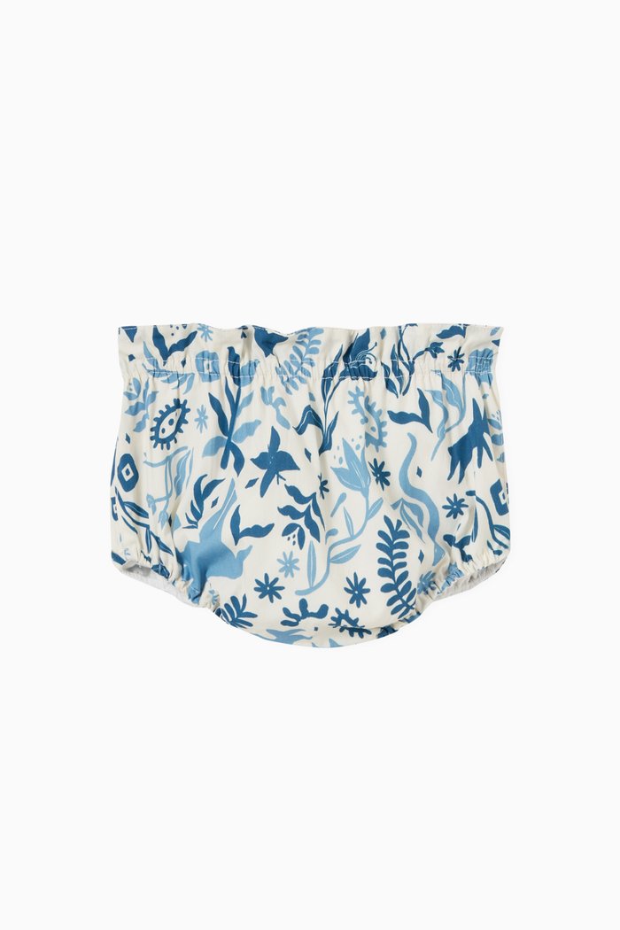 

Unax Printed Bloomers in Cotton, Blue