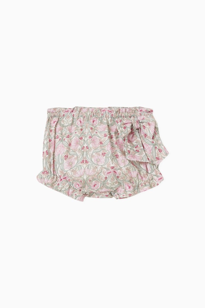 

Vilma Printed Bloomers in Cotton, Pink