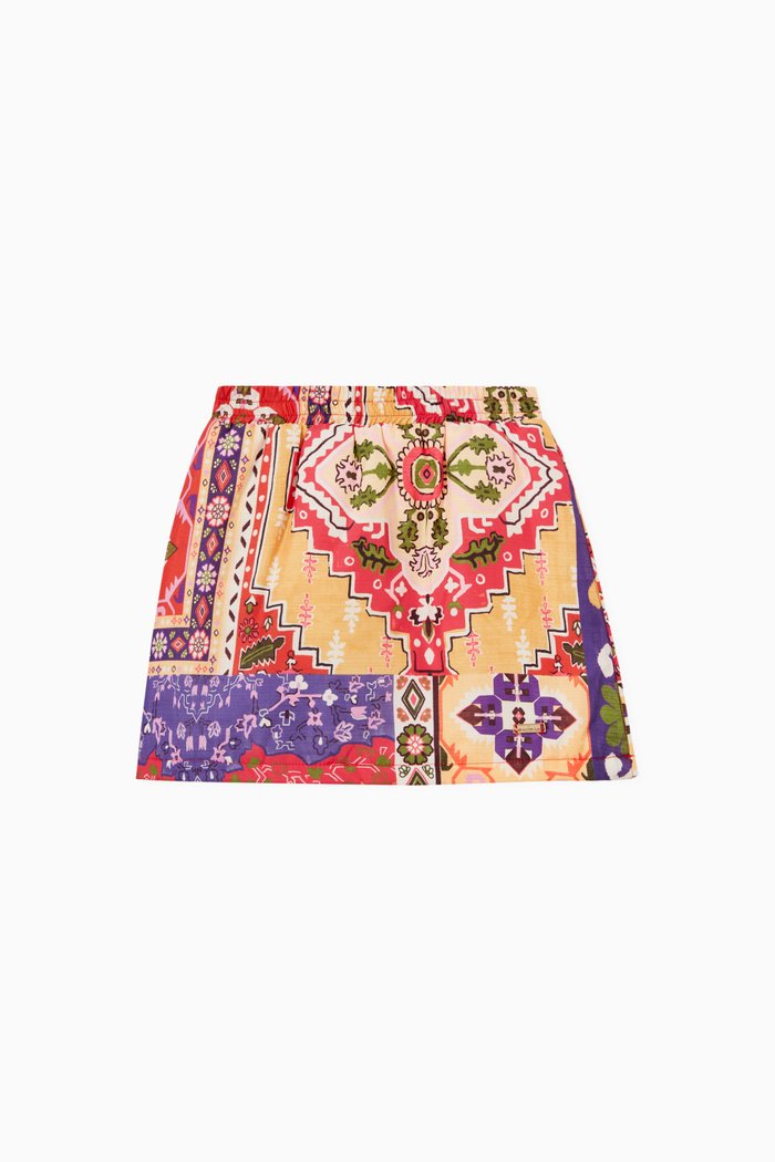 

Denia Printed Patchwork Skirt, Multicolour