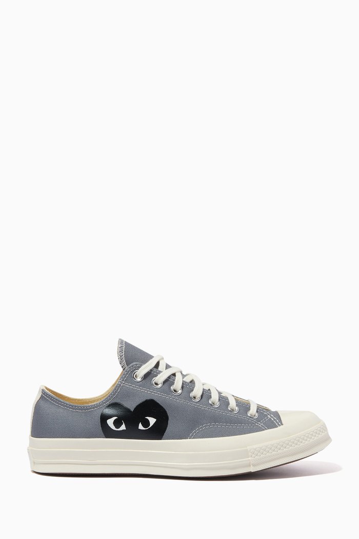 

x Converse Chuck 70 Low Top Sneakers in Canvas, Grey