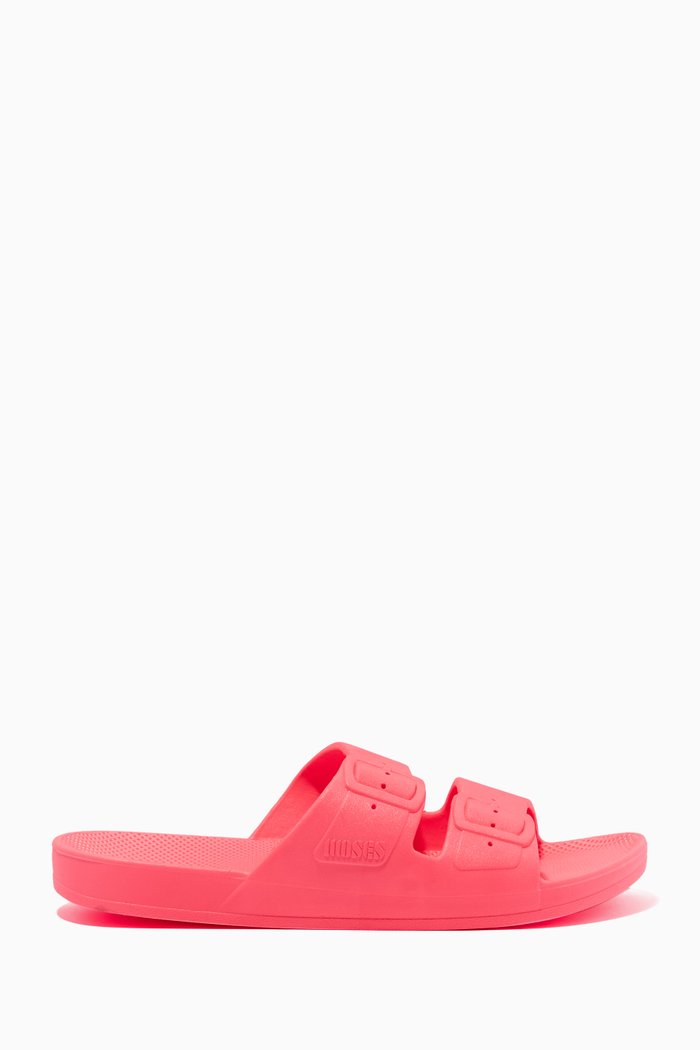 

Glow Slide Sandals in Rubber, Pink