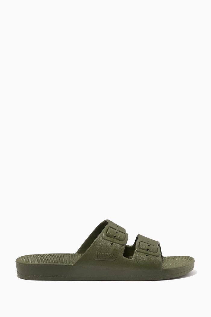 

Cactus Slide Sandals in Rubber, Brown