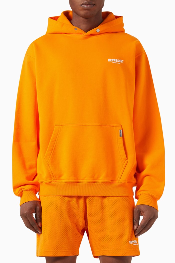 

Owners Club Hoodie in Jersey, Orange