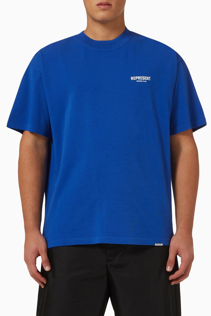 

Owners Club T-shirt in Jersey, Blue