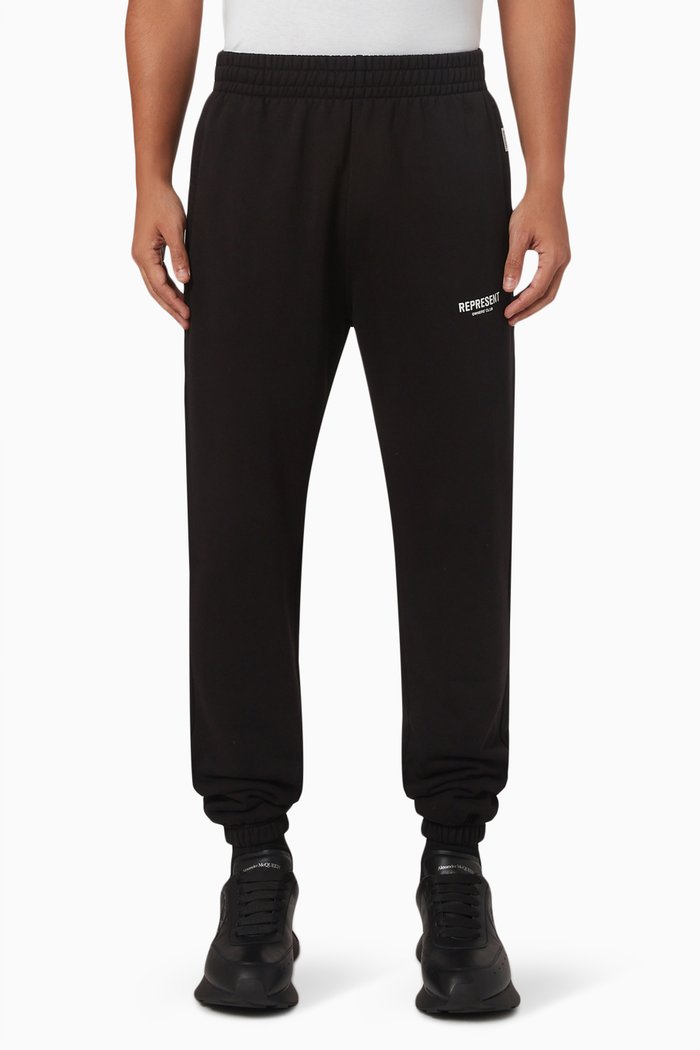 

Represent Owners Club Relaxed Sweatpants in Cotton, Black