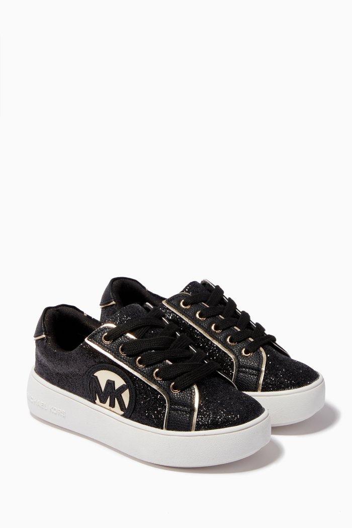

Jordana Poppy Sneakers in Polyurethane, Black