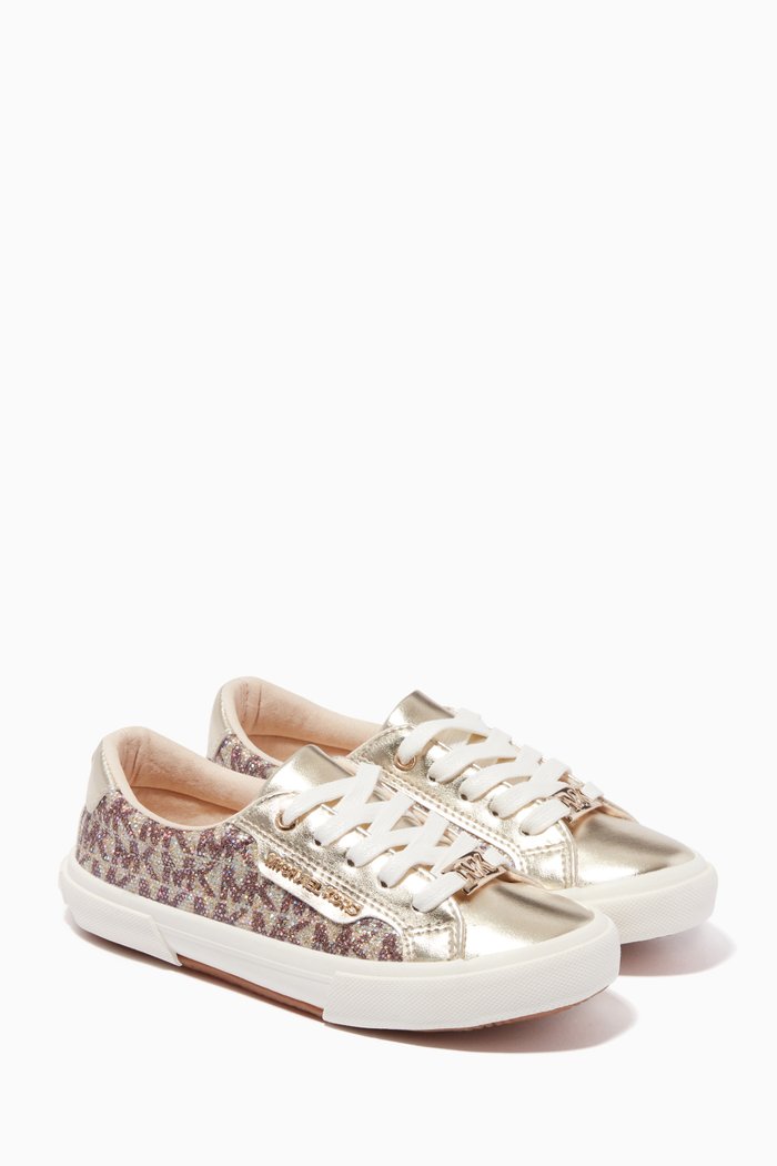 

Izetta Sneakers in Fabric, Gold