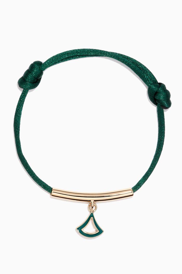 

Diva's Dream Bracelet in Fabric, Green