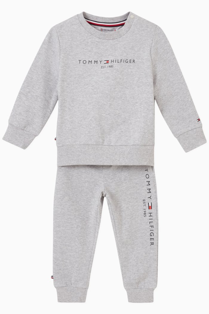 

Essential Logo Jogger Set, Grey