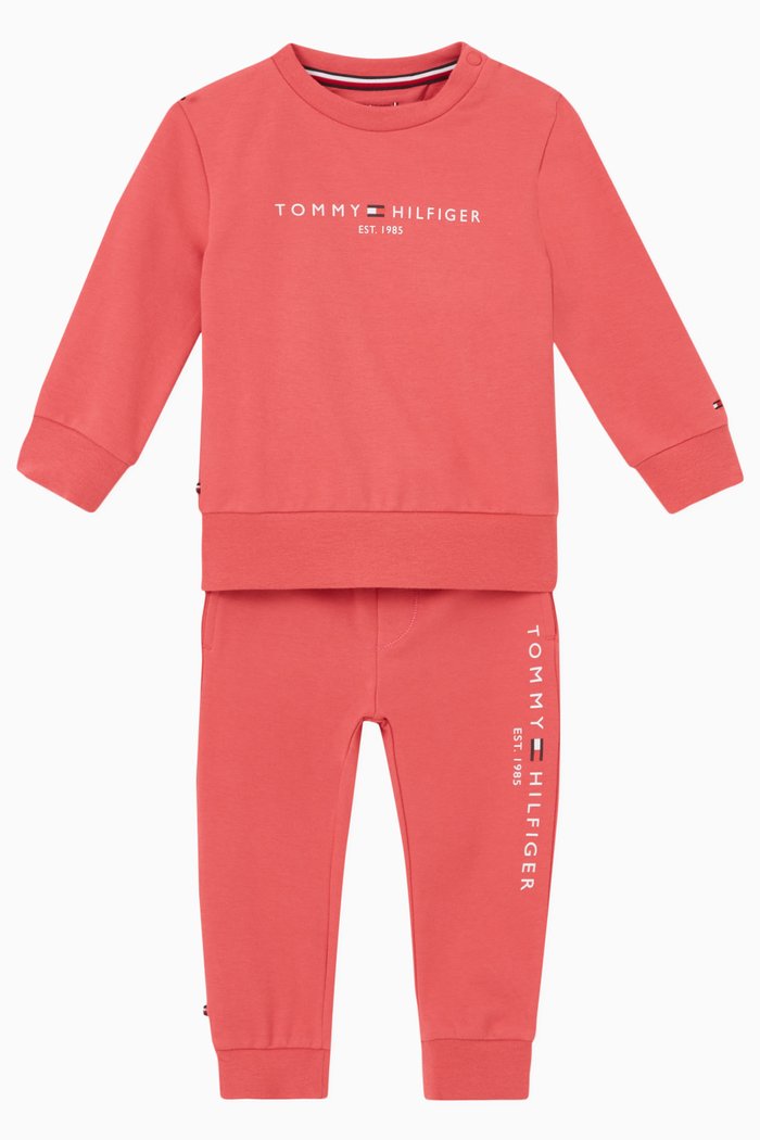 

Essential Logo Jogger Set, Pink