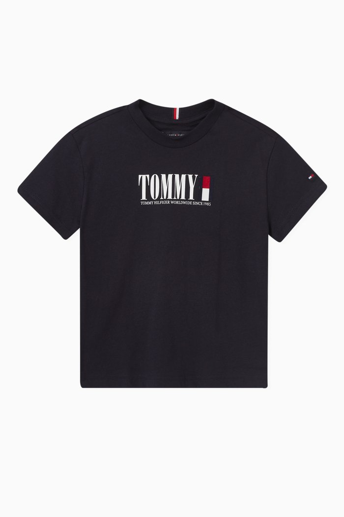 

Logo T-shirt in Organic Cotton, Blue
