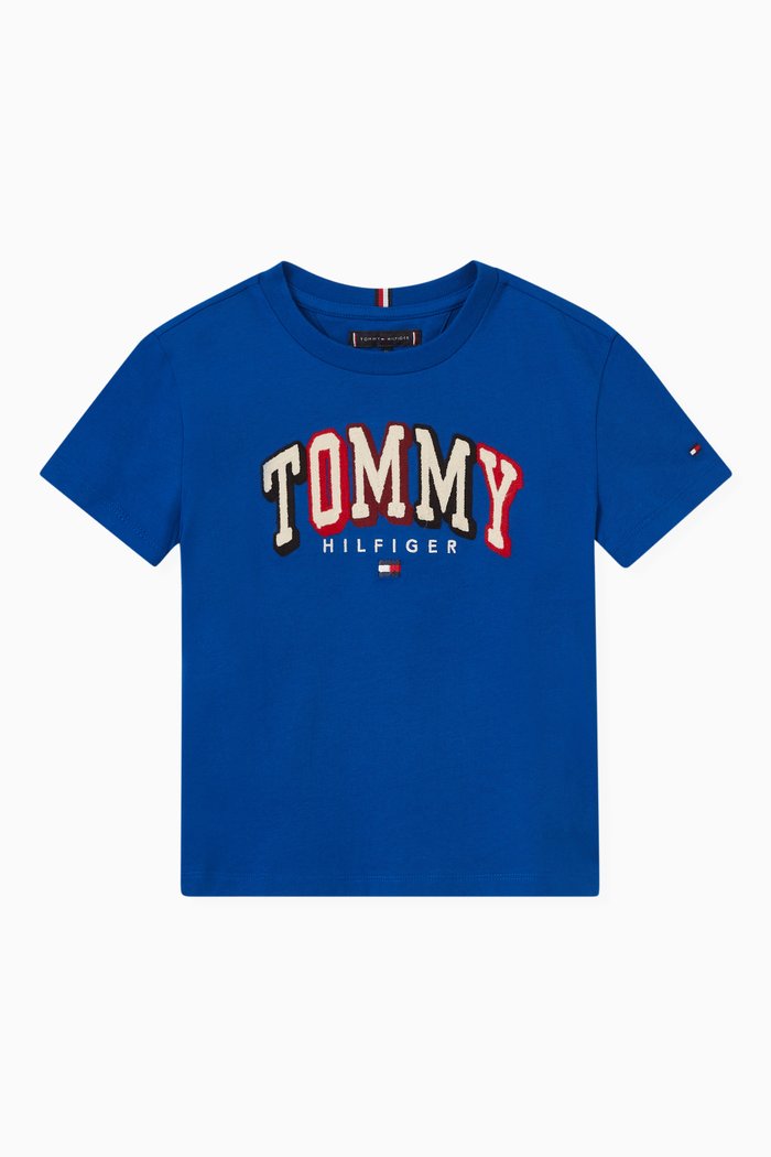 

Logo T-shirt in Cotton, Blue