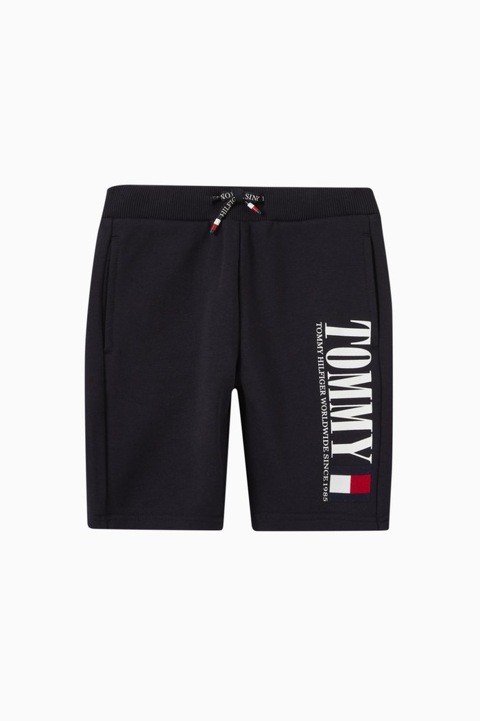 

Logo Shorts in Cotton, Blue