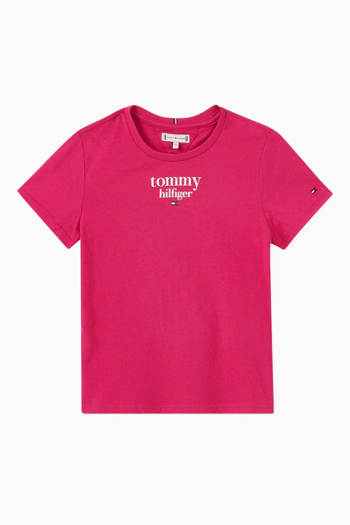 

Logo T-shirt in Cotton, Purple