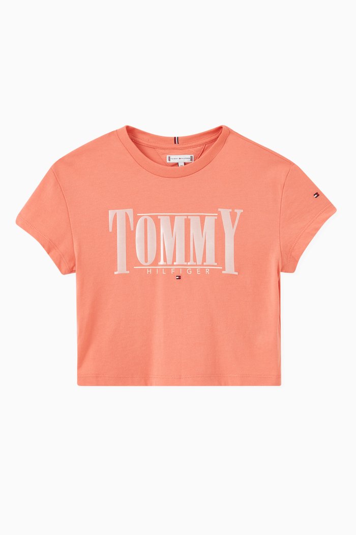 

Logo T-shirt in Cotton, Pink