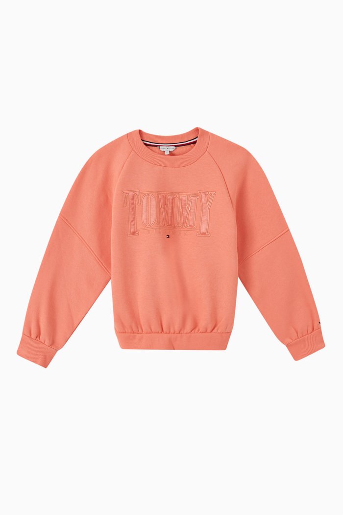 

Logo Sweatshirt in Cotton, Pink