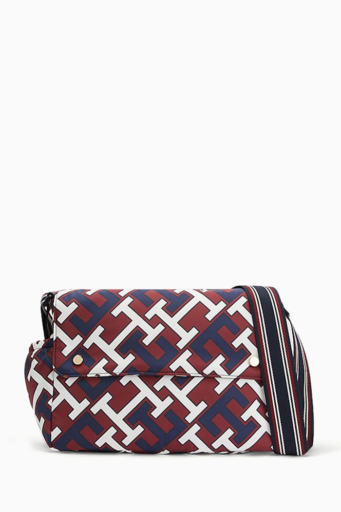 

Logo Print Changing Bag, Multicolour