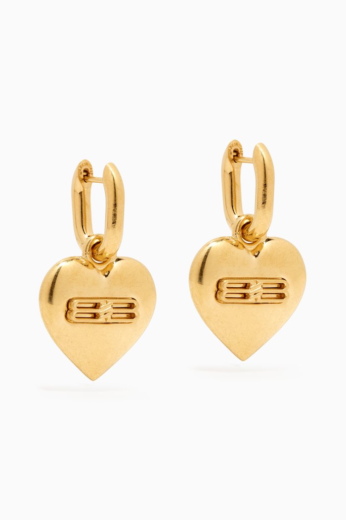 

BB Icon Heart Earrings in Gold-toned Brass
