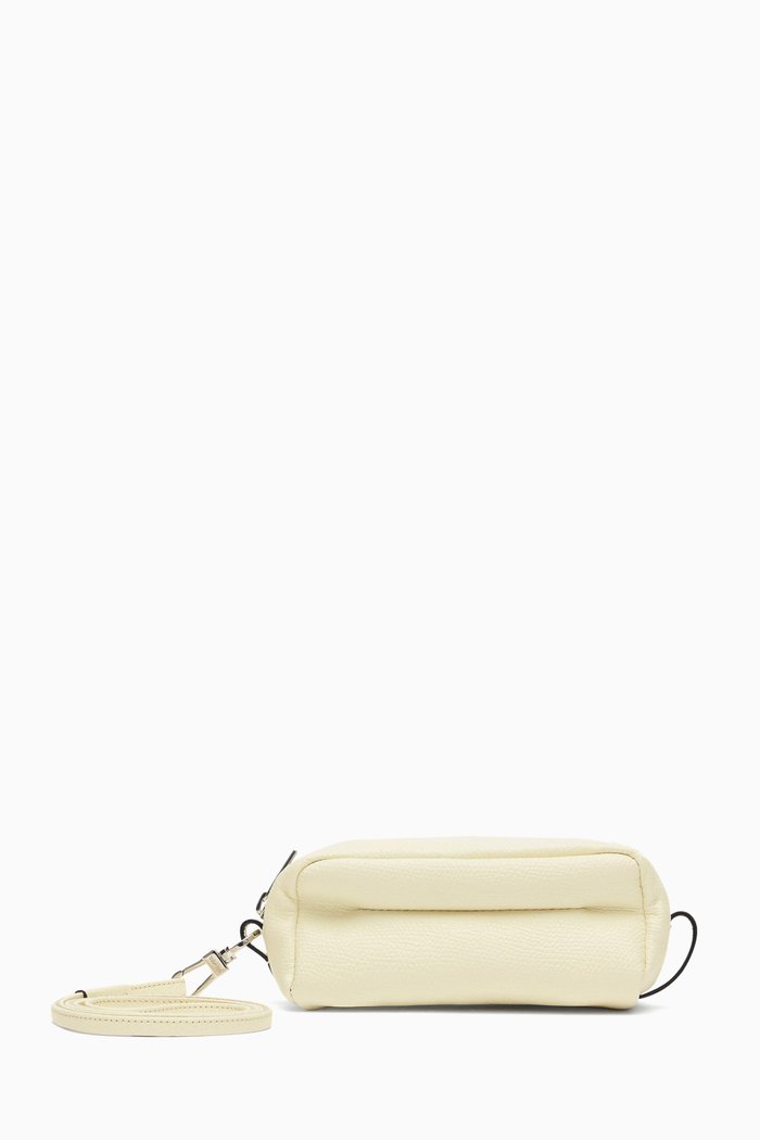 

Micro Beauty Case in Calf Leather, White