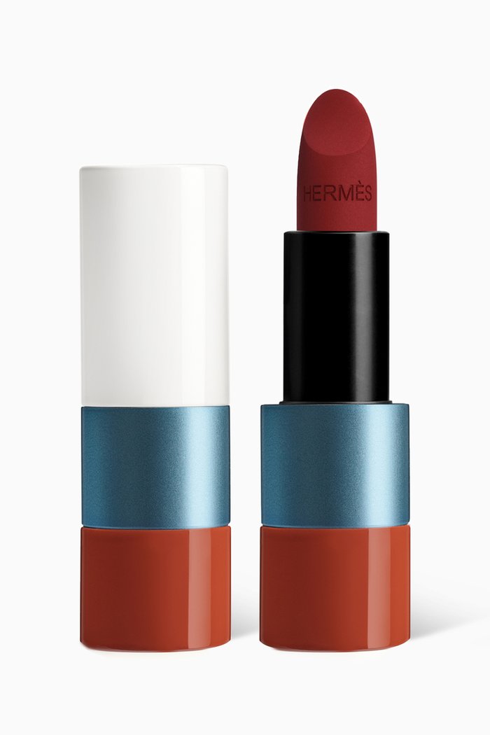 

76 Rouge Cinabre Limited Edition Rouge Hermès Matte Lipstick, 3g, Multicolour