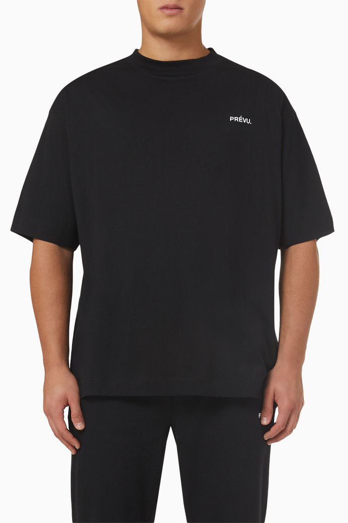 

Logo T-shirt in Cotton Jersey, Black