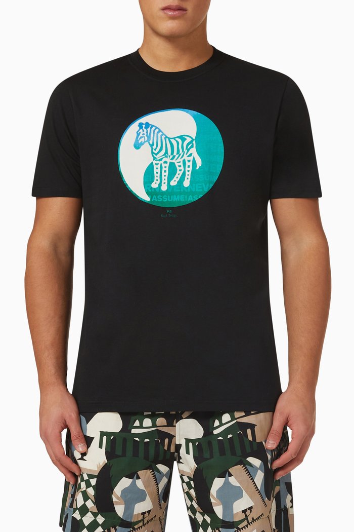 

Slim Fit T-shirt in Organic Cotton, Black