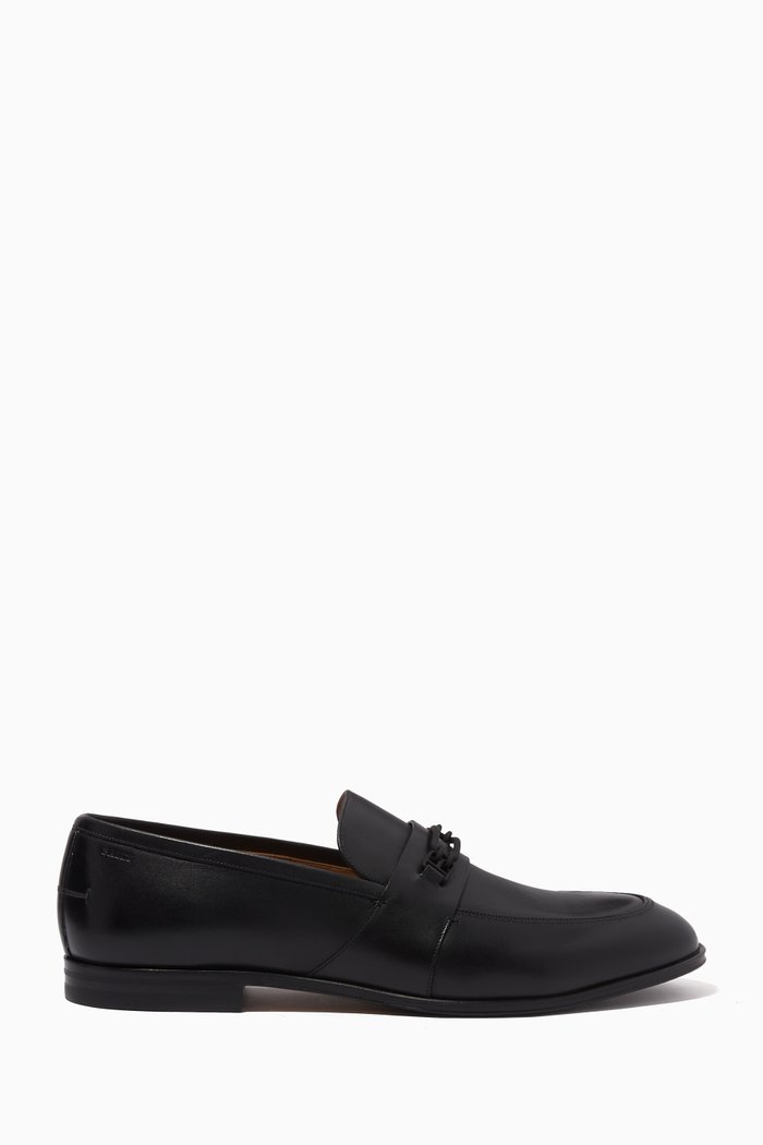 

Wesper Loafers in Calf Leather, Black
