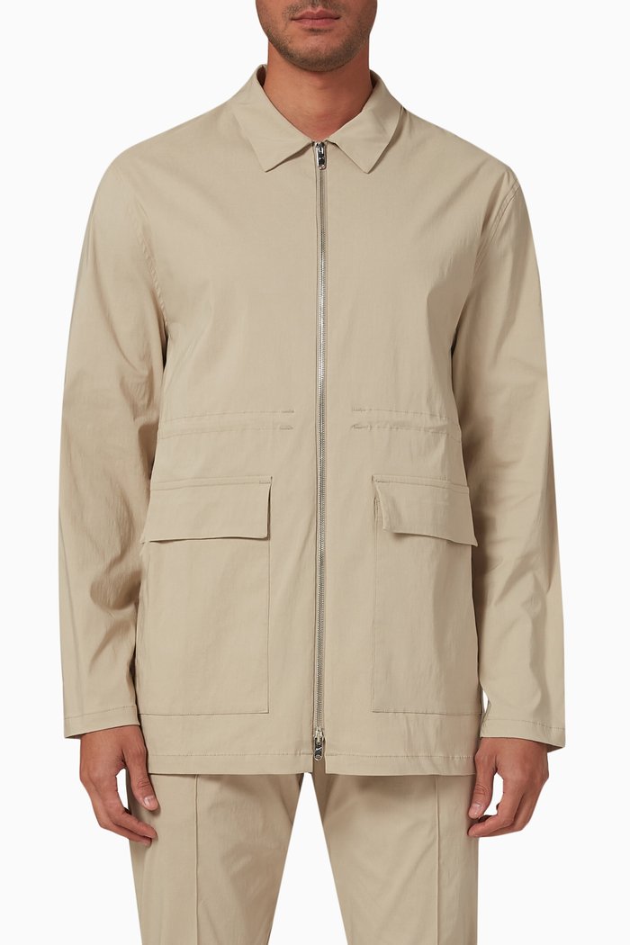 

Salvatore Parka Jacket in Nylon-blend, Neutral