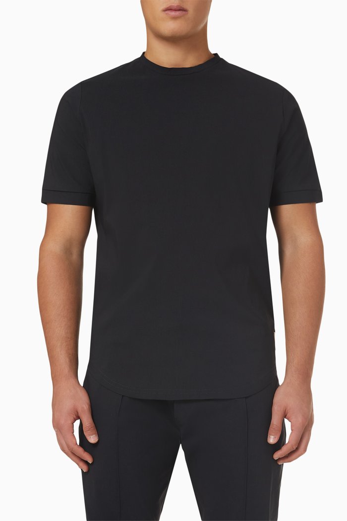 

Salvatore T-shirt in Cotton, Black