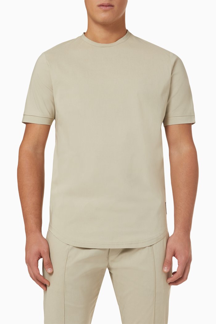 Salvatore T-shirt in Viscose, Neutral