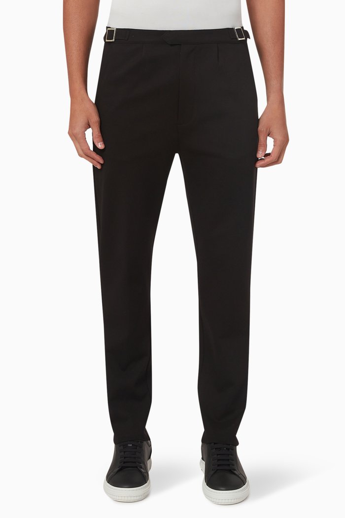 

Norman Tapered Trousers, Black