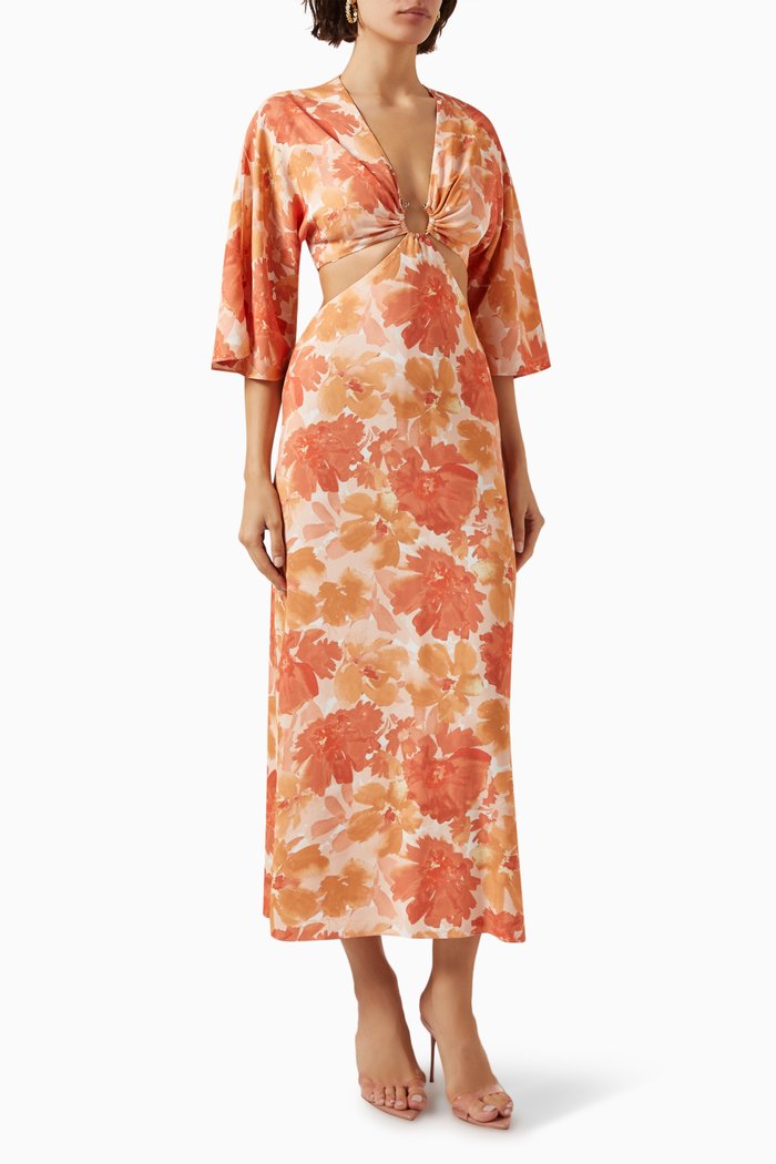 

Maeve Midi Dress, Orange