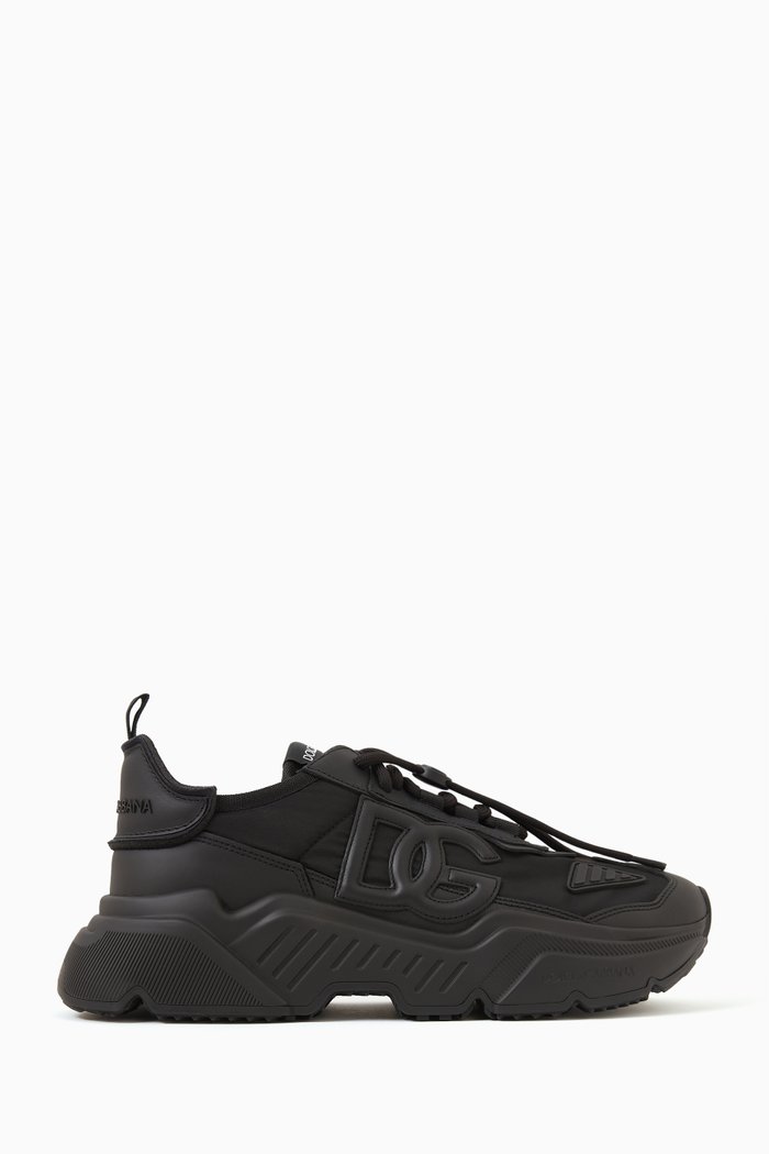 

Daymaster Low-top Sneakers in Leather, Black