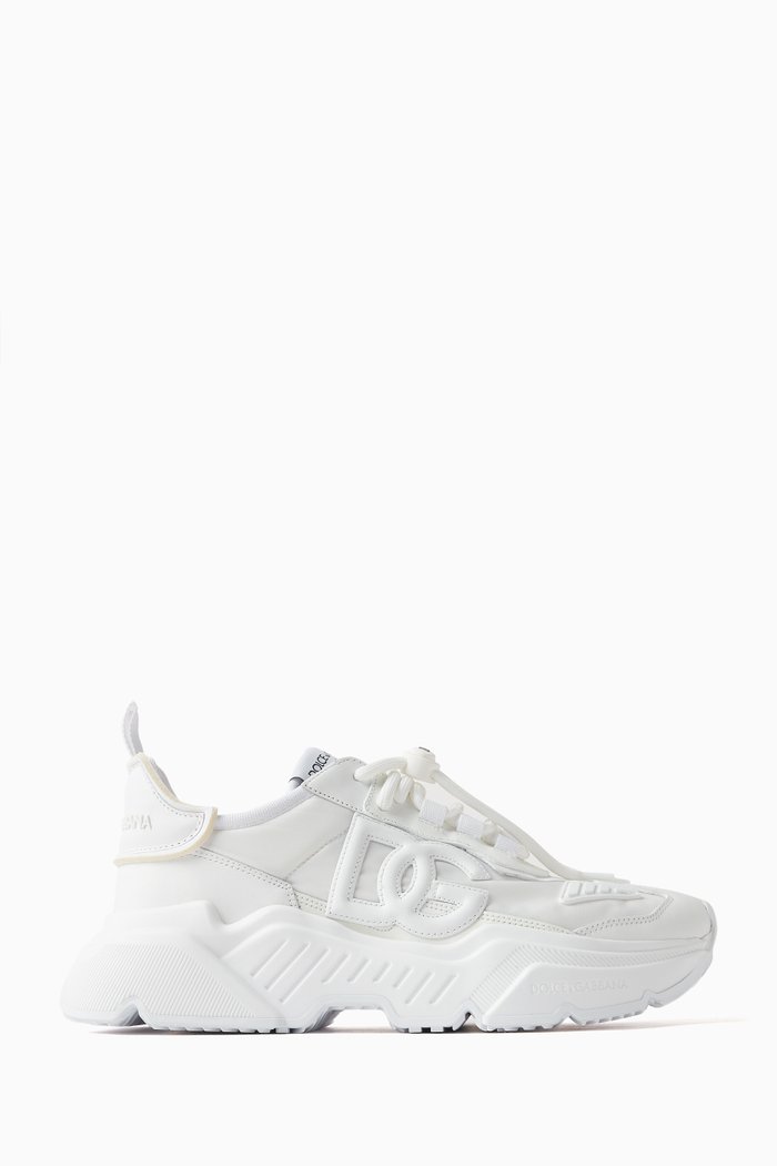 

Daymaster Low-top Sneakers in Leather, White