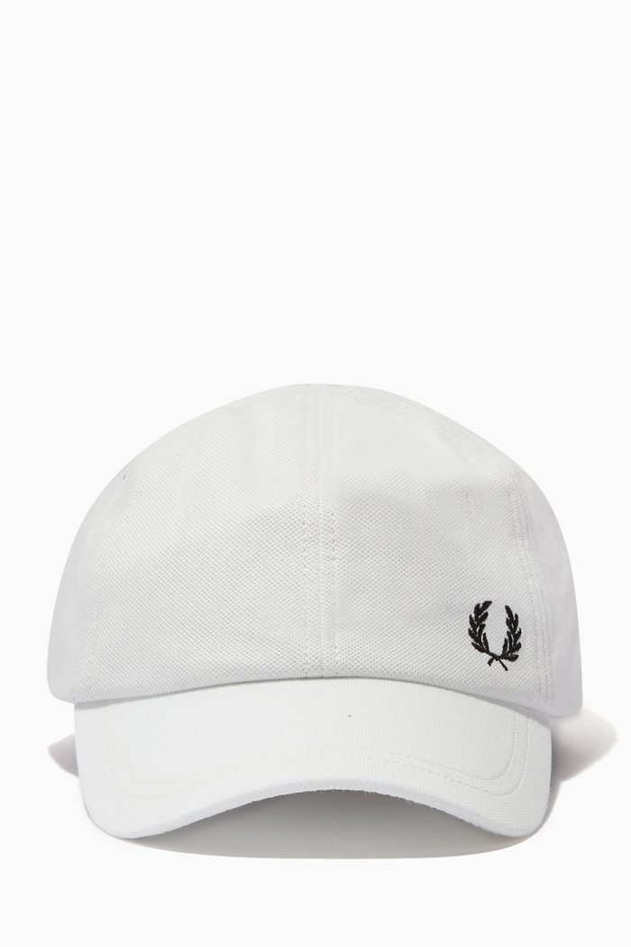 

Classic Baseball Cap in Cotton Piqué, White