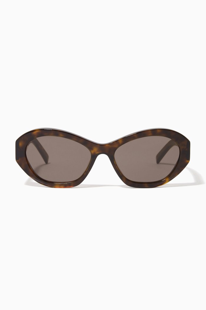 

Round Sunglasses in Acetate, Brown